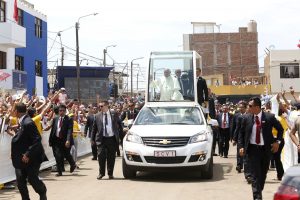 Peru: Papa visitou bairro afetado por tragédia natural em 2017