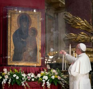 Papa: Celebração presidida por Francisco assinala restauro de popular ícone de Maria