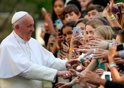 Igreja/Ensino: Papa enviou mensagem aos jovens do Pacto Educativo Global Ursulino, e convidou-os para a JMJ Lisboa 2023