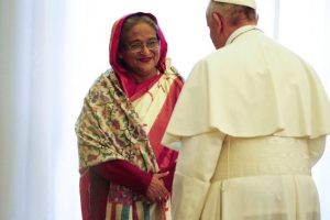 Vaticano: Papa recebeu primeira-ministra do Bangladesh e pediu solução para crise dos rohingya