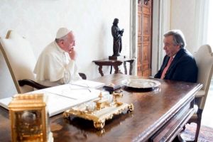 Igreja/Sociedade: Secretário-geral da ONU elogia «pontificado admirável» de Francisco