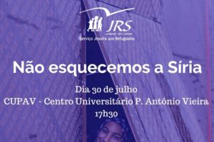Sociedade: Serviço Jesuíta a Refugiados promove conferência sobre a Síria