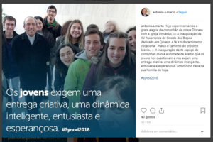 Redes Sociais: D. António Marto iniciou presença no Instagram no primeiro dia Sínodo dos Bispos