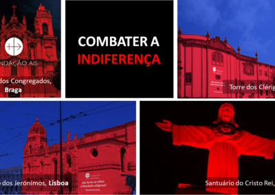 Liberdade Religiosa: Fundação Ajuda à Igreja que Sofre vai iluminar monumentos de vermelho
