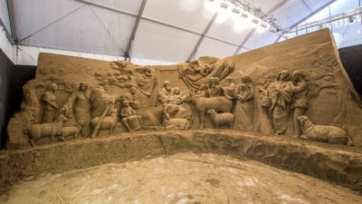 Vaticano: Praça de São Pedro vai receber presépio de areia