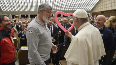 Itália: Papa afirmou a importância da «educação» na missão do Serviço de Proteção e Defesa Civil