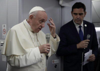 Vaticano: «Para perceber bem o drama do aborto, é preciso estar no confessionário» - Papa Francisco