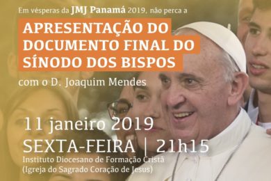 Lisboa: D. Joaquim Mendes apresenta o documento final do Sínodo dos Bispos dedicado aos jovens