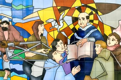 Ensino: Escola em Viana do Castelo apresenta painel de azulejos sobre D. Bartolomeu dos Mártires