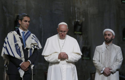 Diálogo Inter-religioso: «Fraternidade é a nova fronteira da humanidade», diz o Papa (c/vídeo)