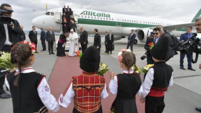 Igreja: Papa cumpre primeira viagem à Bulgária, com refugiados e diálogo ecuménico no centro das atenções