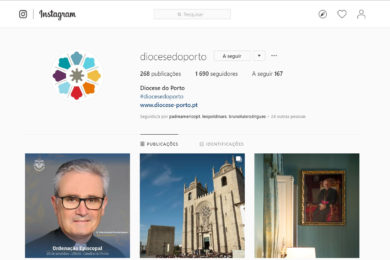 Media: Conta de Instagram da Diocese do Porto mostra «perspetiva diferente» de cerimónias e encontros