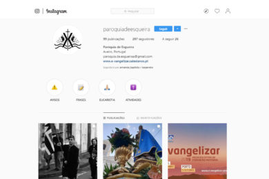 Media: Conta de Instagram de paróquia de Aveiro é gerida por jovens - Emissão 26-09-2019