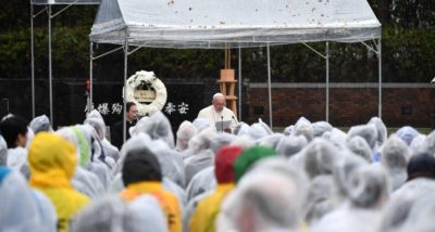 Japão: Papa defende abolição global das armas nucleares, em homenagem às vítimas de Nagasáqui (c/vídeo e fotos)