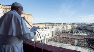 Mensagem do Papa Francisco para o Natal de 2019