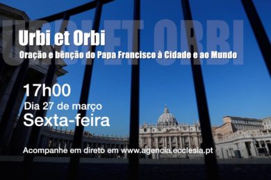 Covid-19: Conferência Episcopal Portuguesa convida católicos a participar em oração e bênção extraordinária do Papa (c/vídeo)