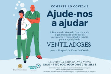 Covid-19: Diocese de Viana do Castelo lança campanha para aquisição de ventiladores