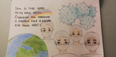 Covid-19: Escuteiros de Bragança enviam mensagens de apoio à «primeira linha» de combate à pandemia