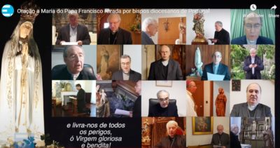 Covid-19: Bispos portugueses unem-se a oração mariana do Papa, em «momento de provação» (c/vídeo)