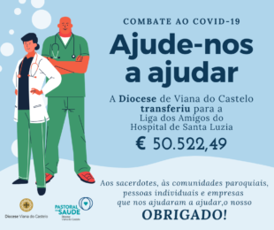 Viana do Castelo: Diocese entregou mais de 50 mil euros ao Hospital de Santa Luzia