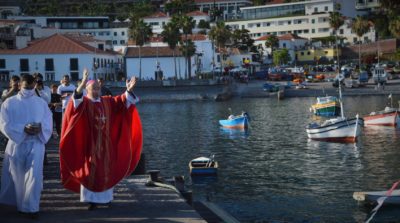 Madeira: D. Nuno Brás presidiu à festa de São Pedro, em Câmara de Lobos (c/fotos)