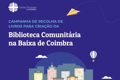 Coimbra: Cáritas lança campanha de recolha de livros para biblioteca comunitária