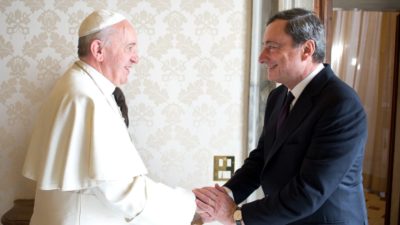 Vaticano: Papa nomeia Mario Draghi como membro da Academia Pontifícia das Ciências Sociais