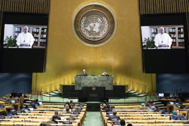 Nações Unidas: Papa pede «mudança de rumo» a nível global, depois da pandemia (c/vídeo)
