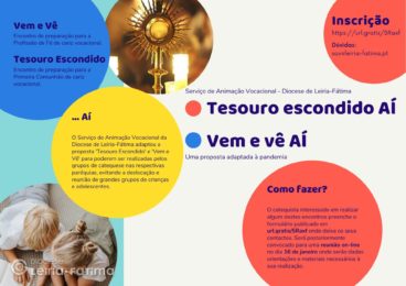 Leiria-Fátima: Serviço de Animação Vocacional propõe preparação para a Primeira Comunhão e Profissão de Fé «adaptada à pandemia»