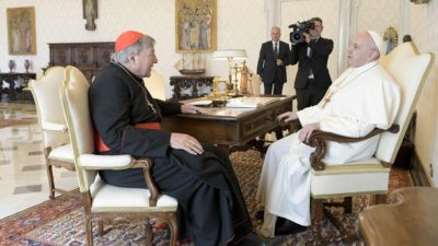 Vaticano: Papa recebeu cardeal George Pell, após absolvição pelo Supremo Tribunal Australiano