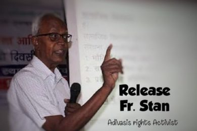 Índia: Companhia de Jesus «exige a libertação imediata» do padre Stan Swamy defensor dos Direitos Humanos