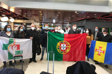 JMJ 2023: Delegação portuguesa partiu ao encontro do Papa, para receber símbolos das Jornadas Mundiais (c/fotos)