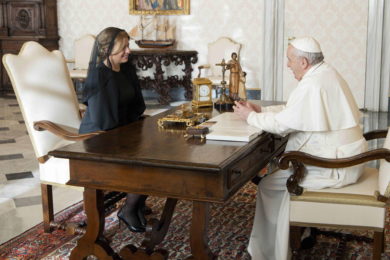 Vaticano: Papa recebeu presidente da Eslováquia