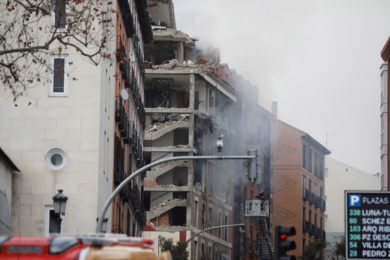 Espanha: Explosão destrói edifício da Igreja Católica em Madrid