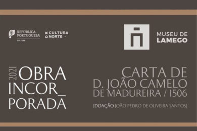 Igreja/Património: Museu de Lamego recebe doação de Carta de D. João Camelo de Madureira