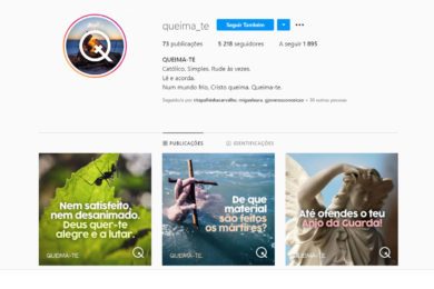 Redes Sociais: «Queima-te», projeto de evangelização no Instagram nasceu na pandemia