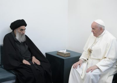 Iraque: Papa encontrou-se com o grande aiatola Al-Sistani, apelando ao «respeito mútuo e o diálogo» (c/vídeo)