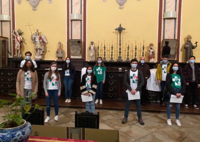 Castelo Branco: Jovens acolheram a cruz com o logotipo da JMJ