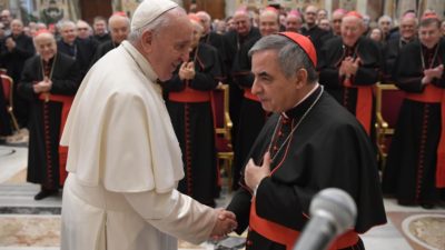 Quinta-Feira Santa: Papa celebrou Missa da Ceia do Senhor com o cardeal Angelo Becciu
