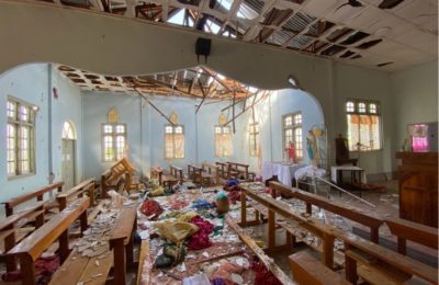 Myanmar: Igreja Católica atingida por bomba