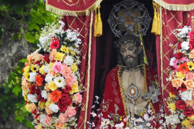 Açores: Festa do Senhor Santo Cristo em Santa Maria circunscrita à igreja