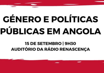 Igreja/Cooperação: FEC promove atividade sobre «Género e Políticas Públicas em Angola»