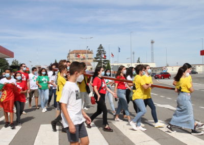 JMJ Lisboa 2023: Iconos del viaje inician la peregrinación en la frontera de Vilar Formos en España (con fotos)
