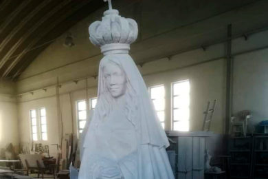Setúbal: Inauguração da estátua de Nossa Senhora do Rosário de Troia
