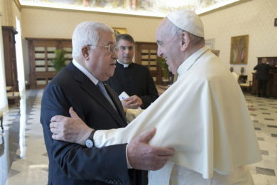 Vaticano: Papa e Mahmoud Abbas defendem solução de dois Estados para Israel e Palestina, com estatuto próprio para Jerusalém