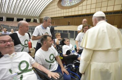 Pessoa com Deficiência: «A Igreja é a vossa casa», afirma o Papa