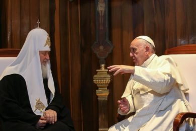Ecumenismo: Papa admite novo encontro com patriarca ortodoxo de Moscovo
