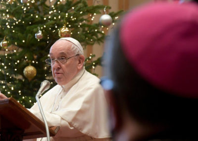 Vaticano: Humildade é a palavra que expressa «todo o mistério do Natal», afirmou o Papa