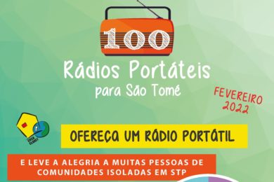 Solidariedade: Campanha de angariação de rádios portáteis para São Tomé