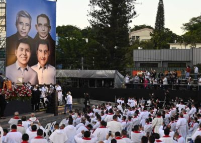 Vaticano: Papa evocou «heroico exemplo» de católicos assassinados em El Salvador